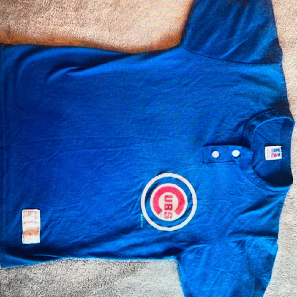Vintage Russel athletic blue cubs kids tee